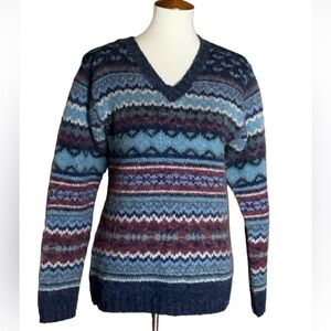 Vintage Reference Point fair isle sweater